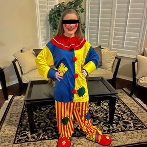 Adult Circus Clown Halloween Costume